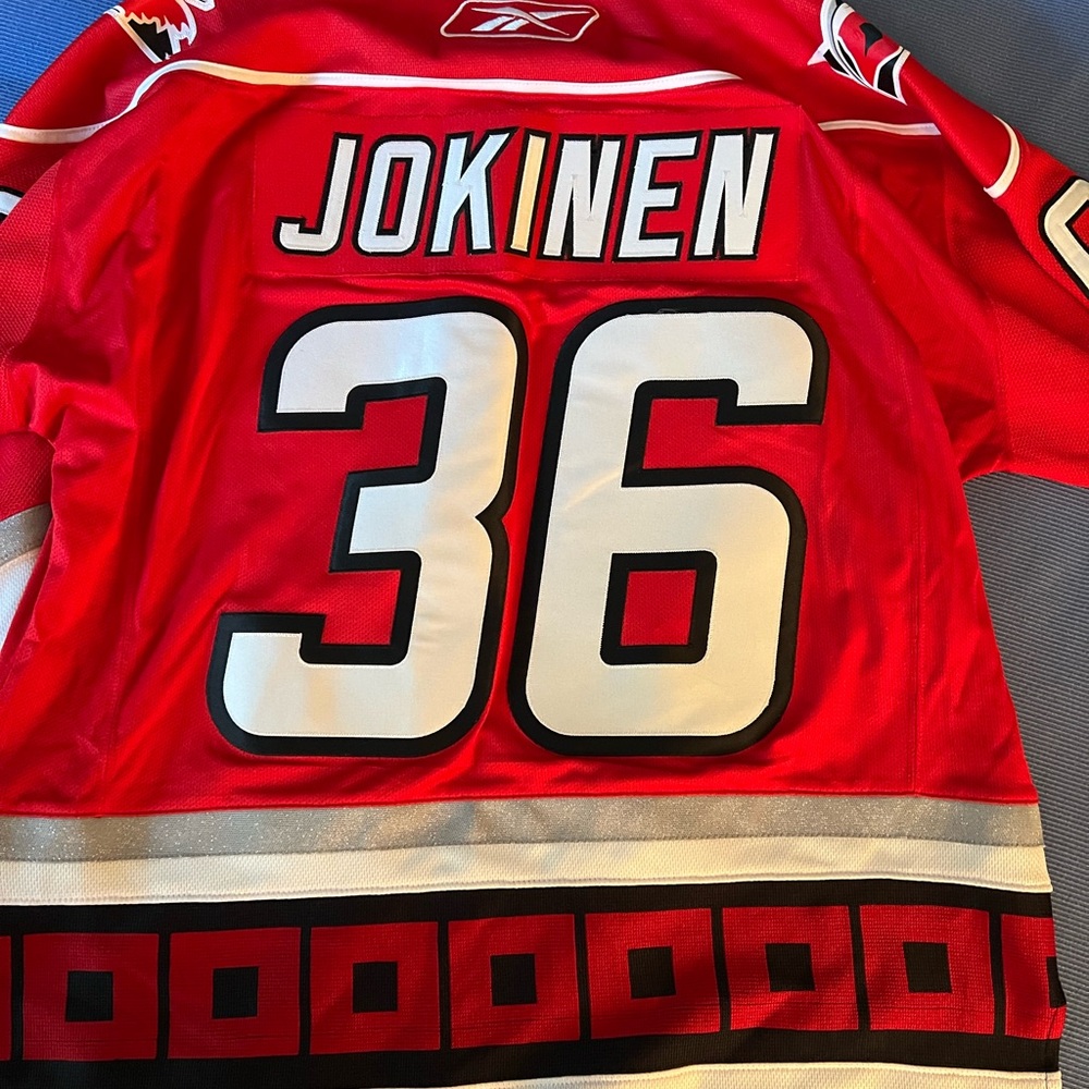 Carolina Hurricanes Jussi Jokinen Home Sweater